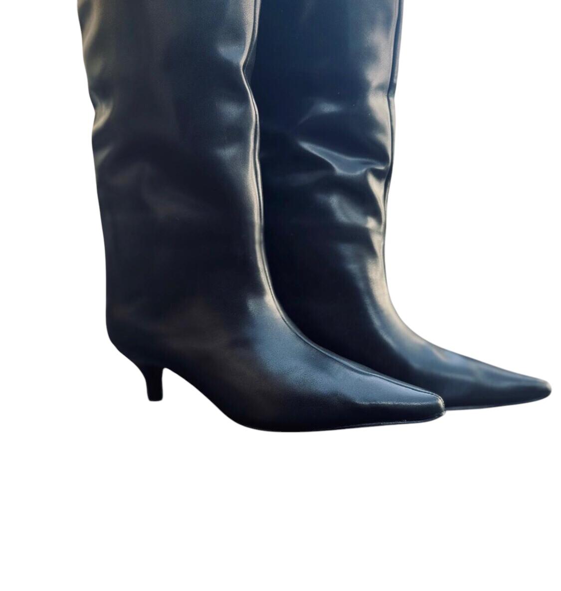 STIVALE LISCIO TACCO 4